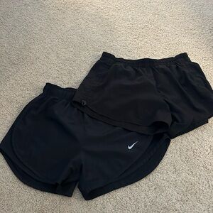 Women's Black Athletic Shorts